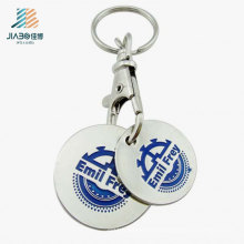 Die Casting Zinc Alloy Custom Shopping Trolley Tokens with Dog Hook